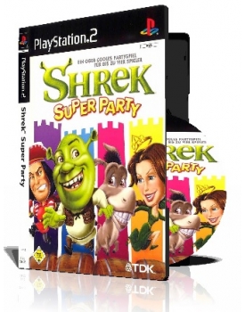 Shrek Super Party با کاور کامل و چاپ روی دیسک